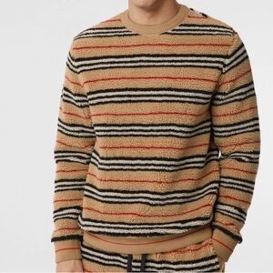 Burberry Multicolor Striped Crewneck Sweater